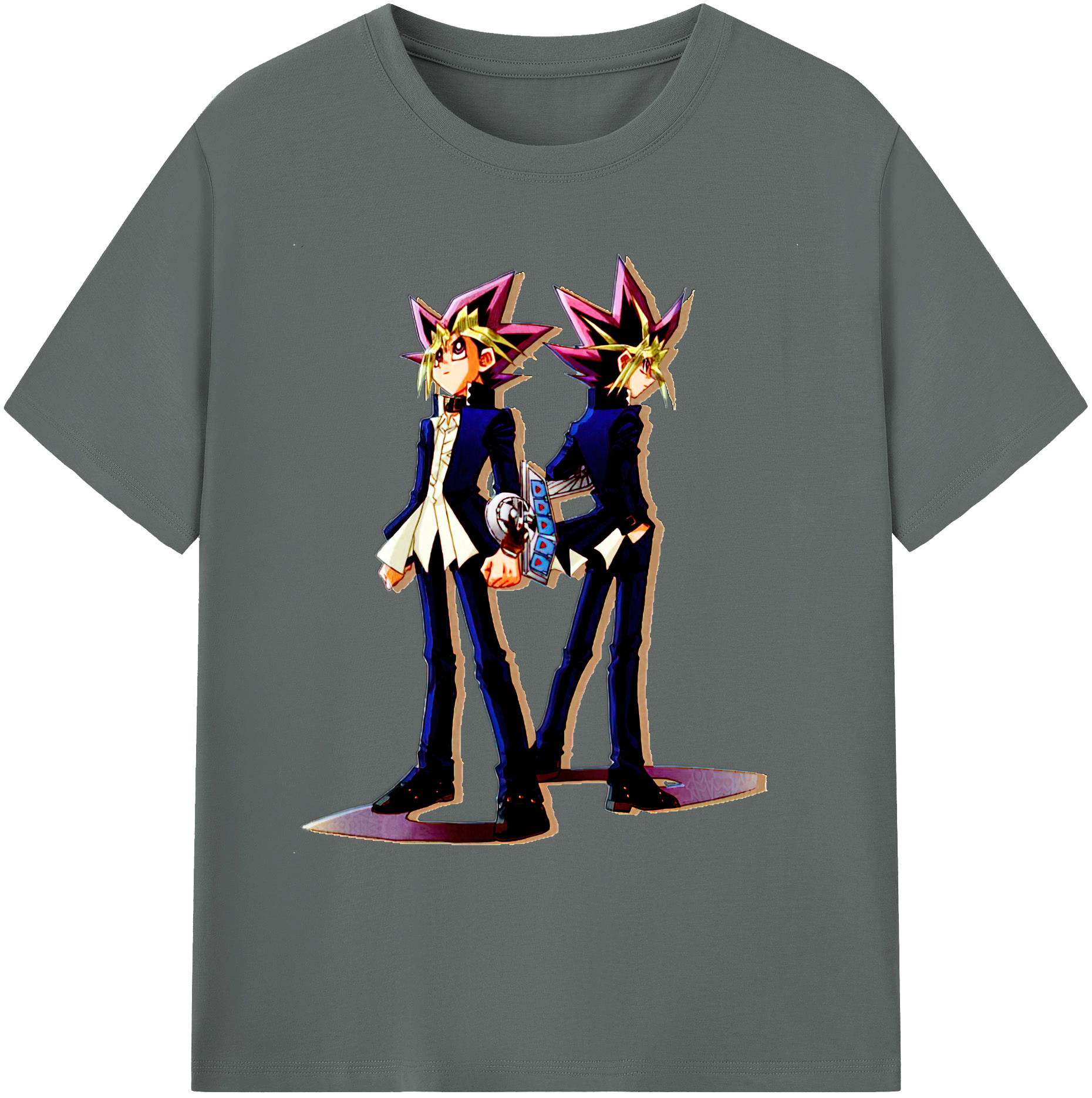 （画像用） 遊☆戯☆王 Yu-Gi-Oh! 綿100％ メンズ半袖Tシャツ｜肌触りやわらか＆通気性